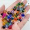 400pcs 3mm Round Crystal Glass Beads for Jewelry Making, Faceted Crystal Glass Spacer Beads for Bracelet Earring Necklace DIY Craft(Champagne)